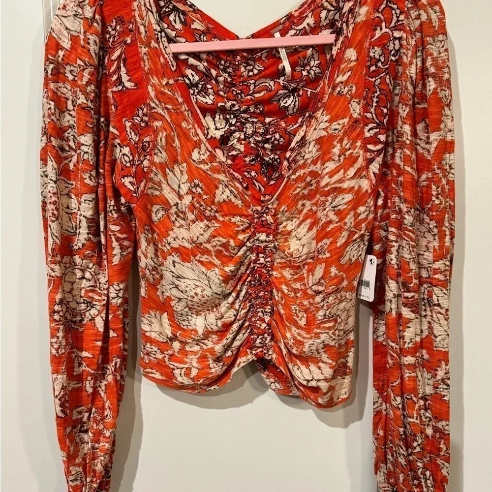 Free People Say the Word Red Top NWT - Picture 2 of 7